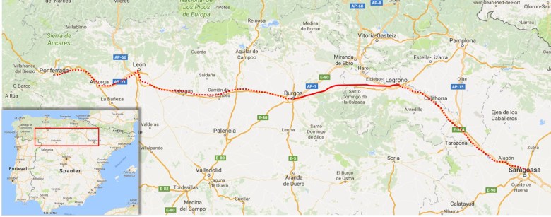 Strecke_Zaragoza-Ponferrada